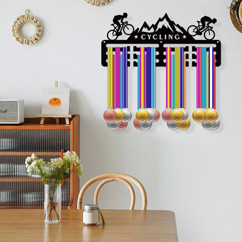 Cycling Gear Wall Storage - Cycling Medal Hanger Display Medal Holder