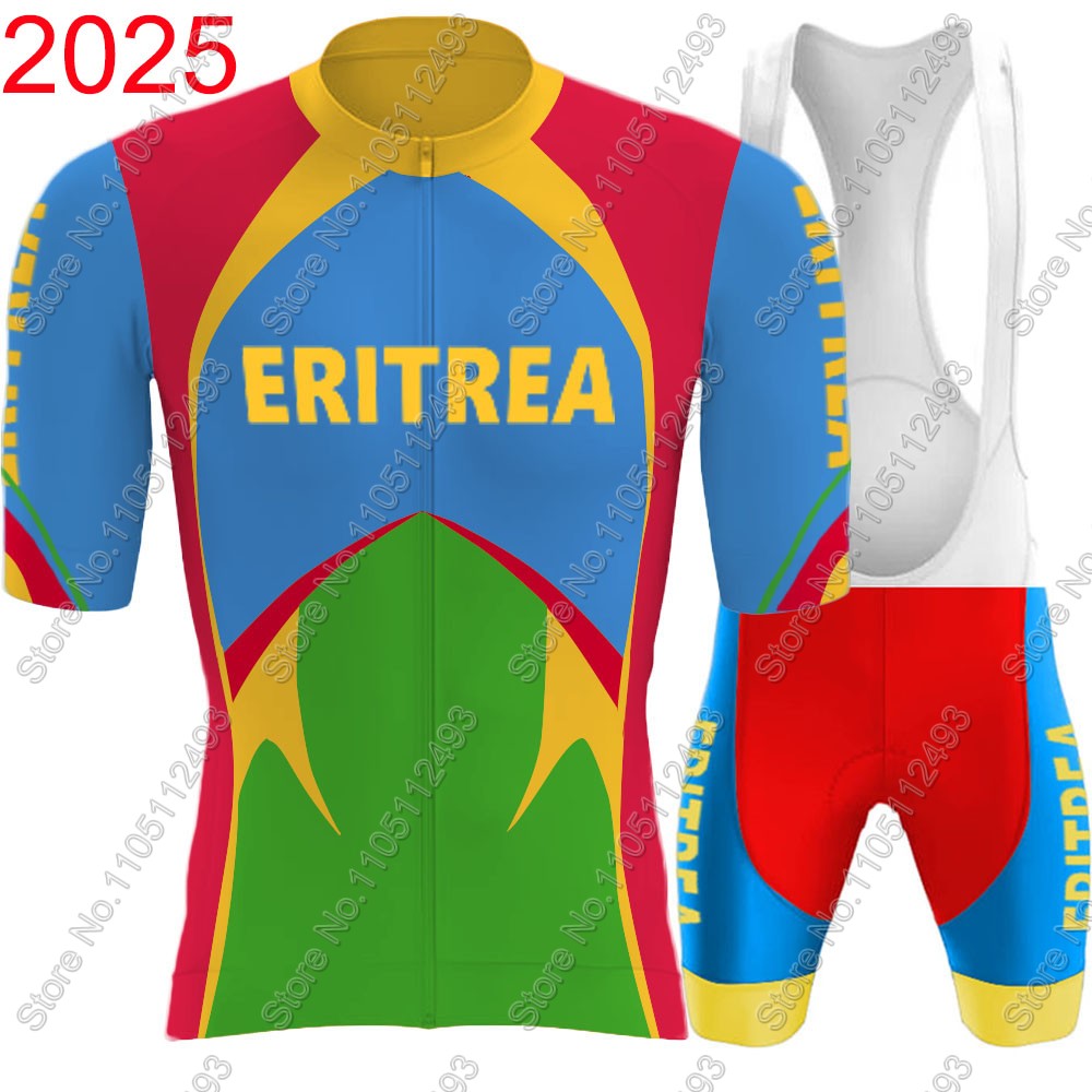 Cycling Gear Jersey - 2025 Eritrea National Team Cycling Jersey