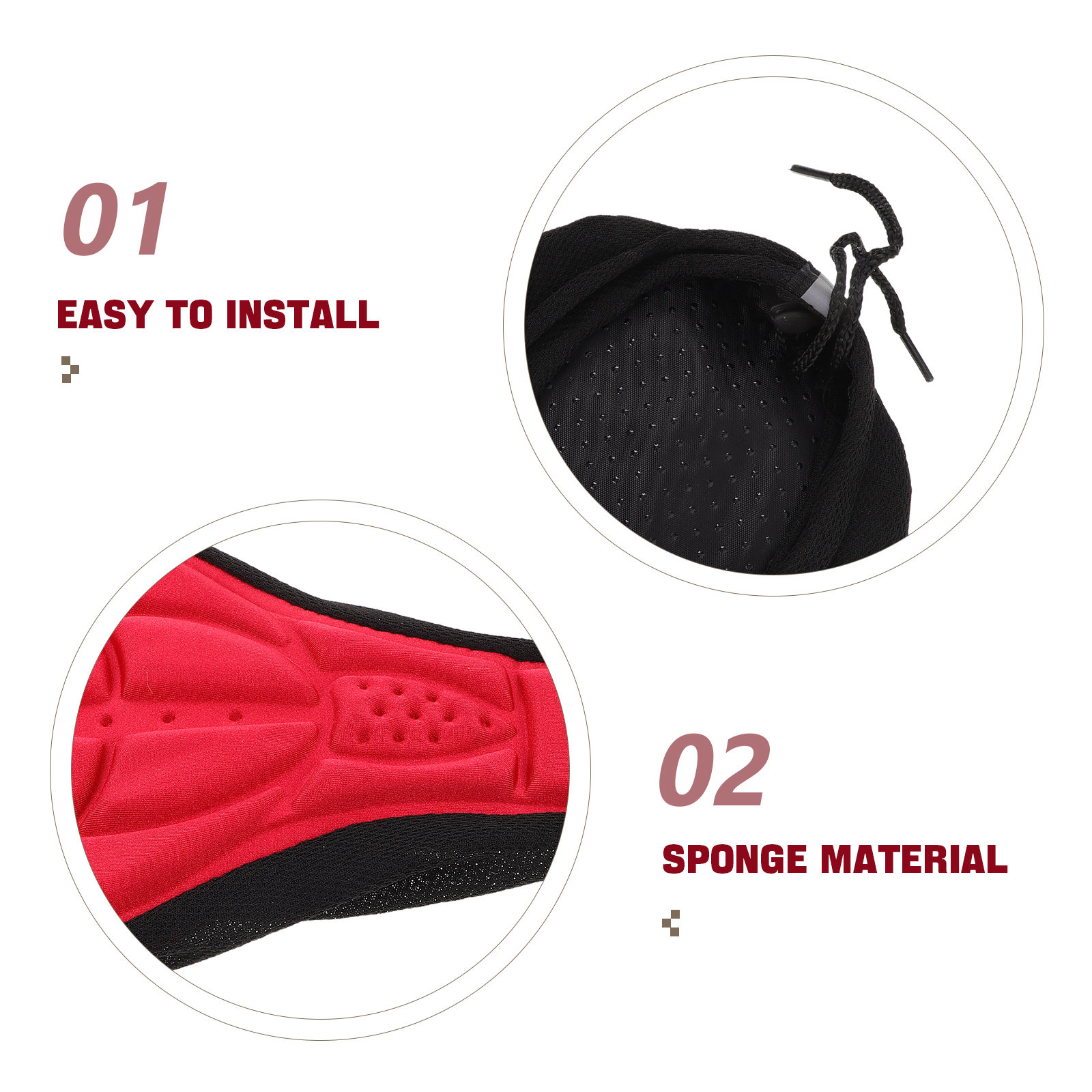 2Pcs Bike Seat Cushion Cover B - Cycling Gear Usa 评论和价格