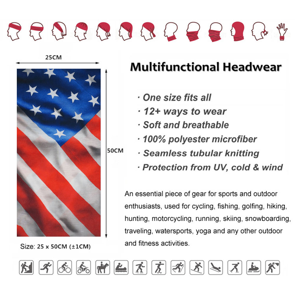 USA Flag Pattern Sun Protectiv - Cycling Gear Usa 评论和价格