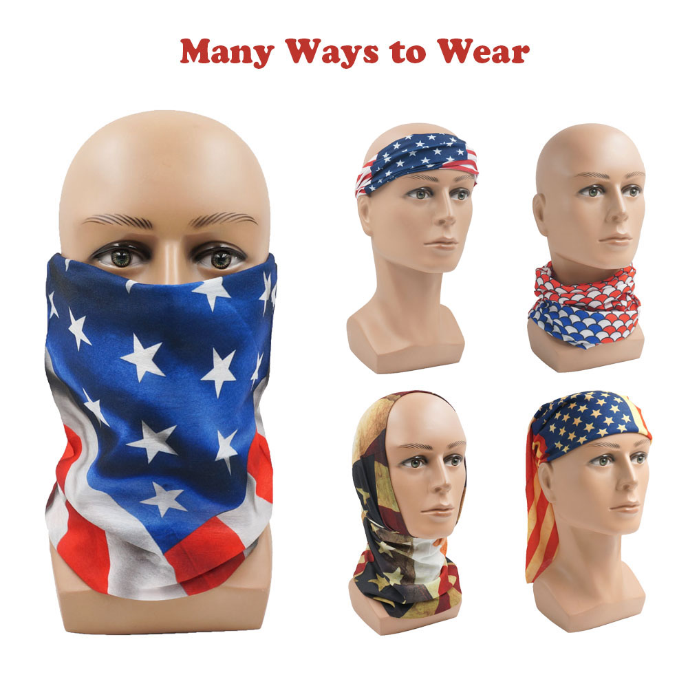 USA Flag Pattern Sun Protectiv - Cycling Gear Usa 评论和价格