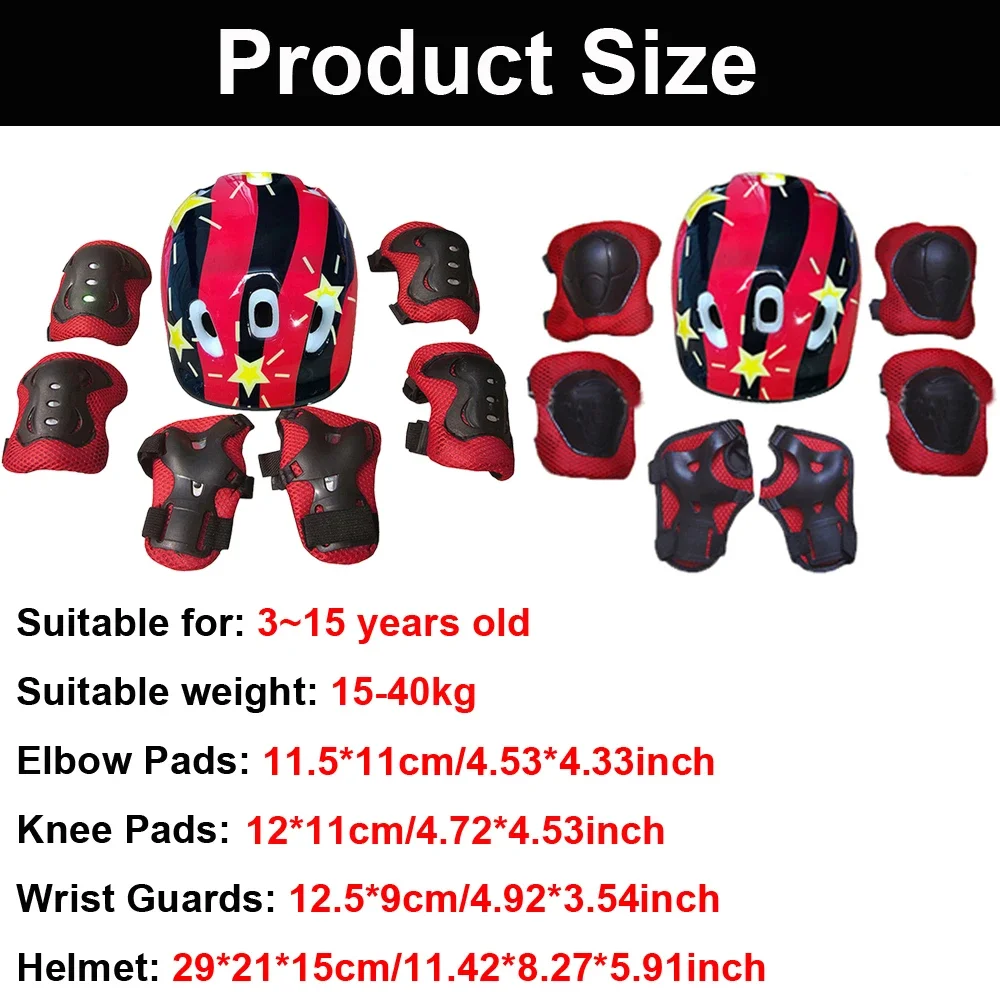 Adjustable Kids Helmet and Kne - Cycling Gear Helmet 评论和价格
