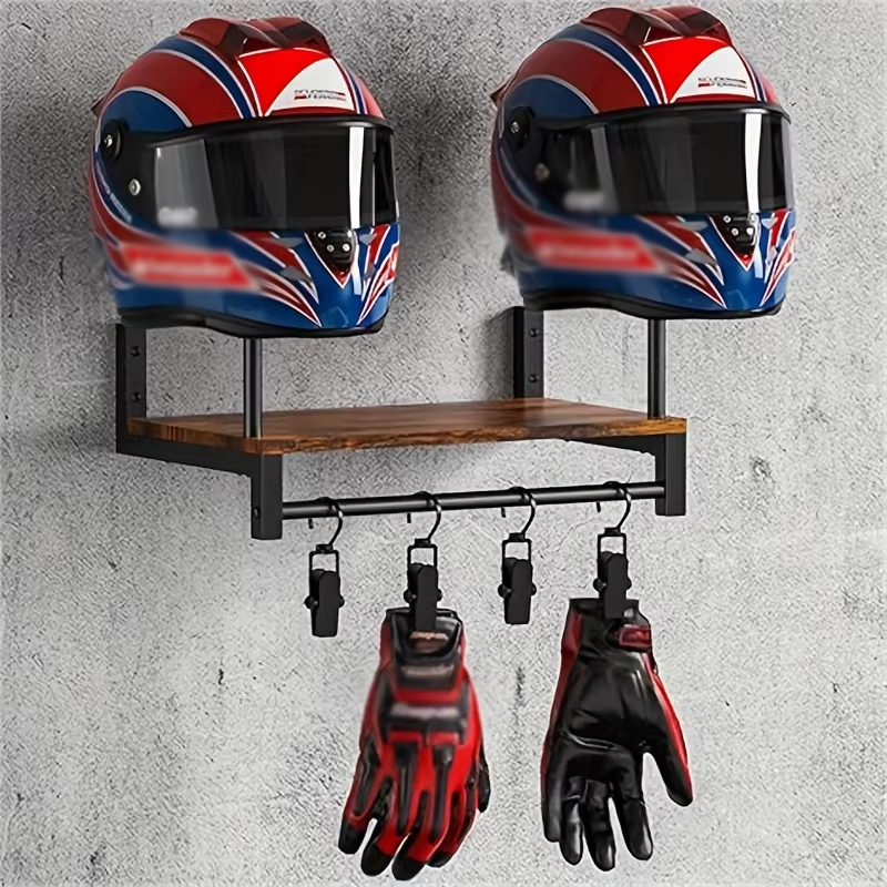 Wooden Gear Display Stand Helm - Cycling Gear Wall Storage 评论和价格