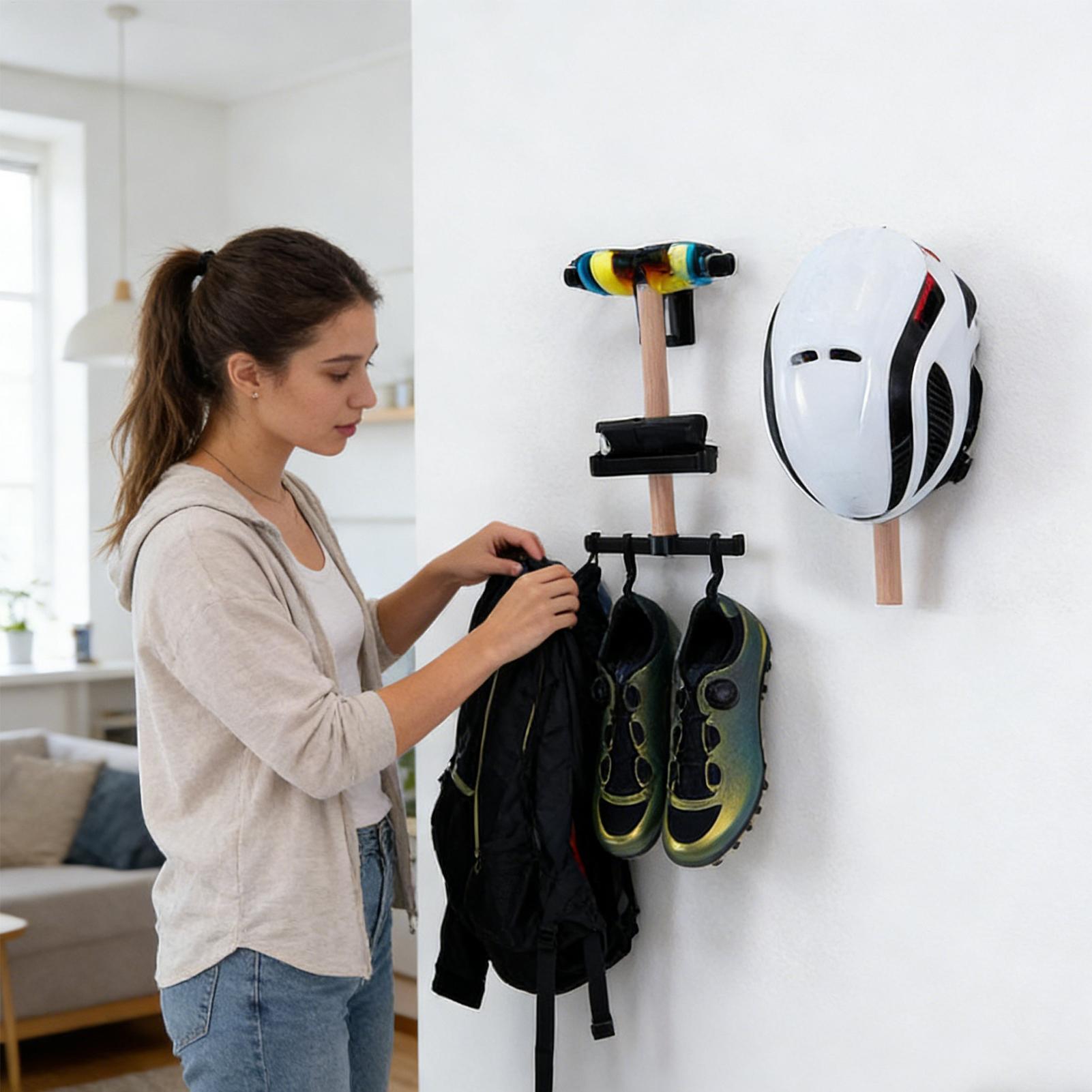 Cycling Gear Storage Wall Moun - Cycling Gear Organiser 评论和价格