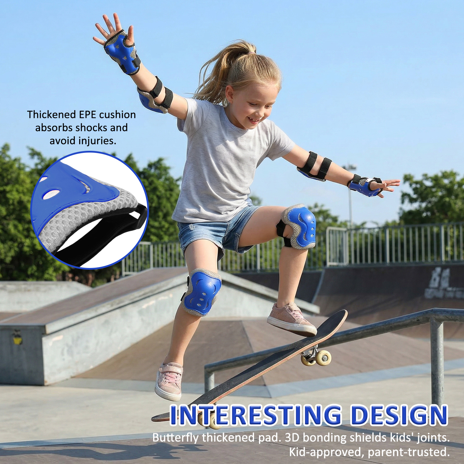 6 in 1 Knee Pads and Elbow Pad - Cycling Gear Padding 评论和价格