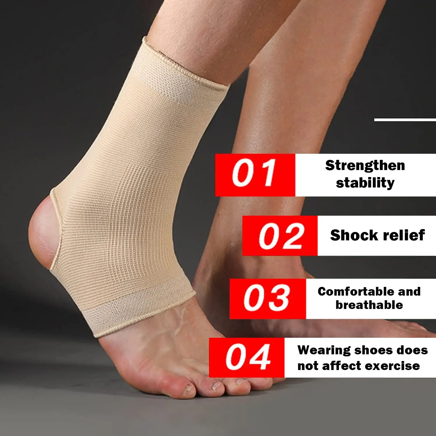 1pc Skin Color Sports Ankle Su - Cycling Gear Usa 评论和价格