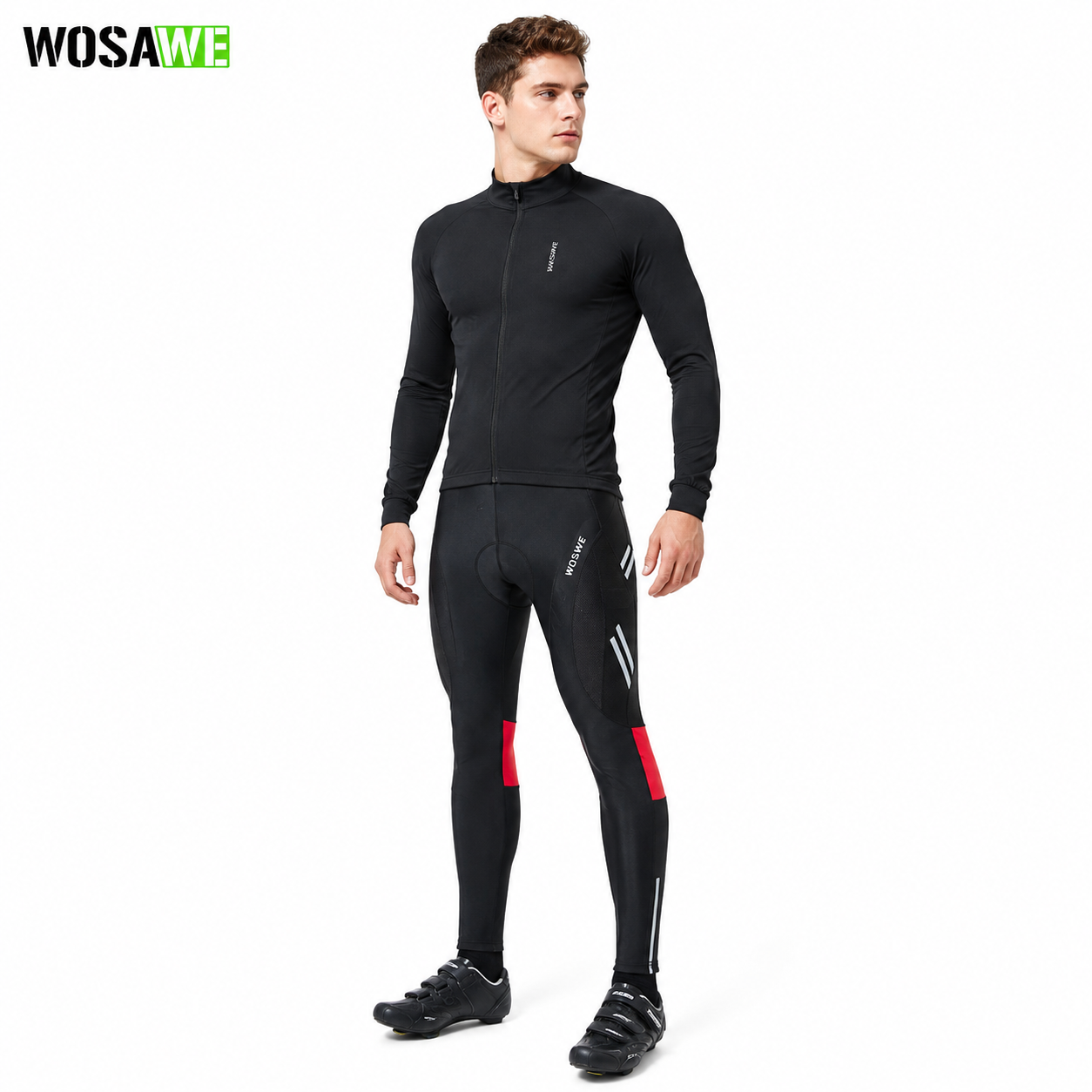 WOSAWE Cycling Pants Men 3D Pa - Cycling Gear Padding 评论和价格