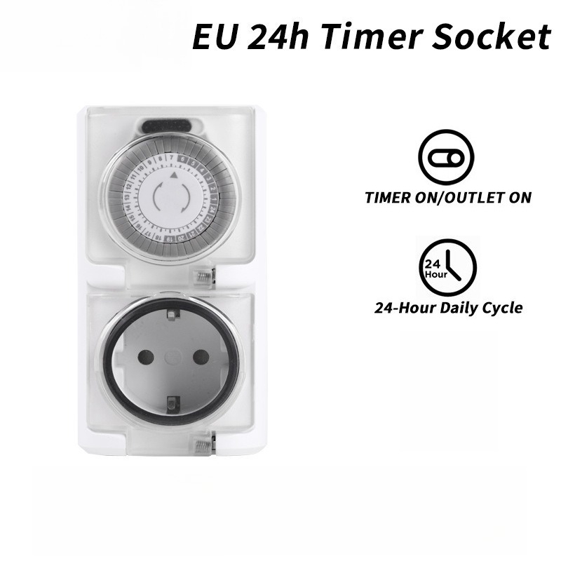 Germany Plug Mechanical Timer  - Cycling Gear Wall Storage 评论和价格