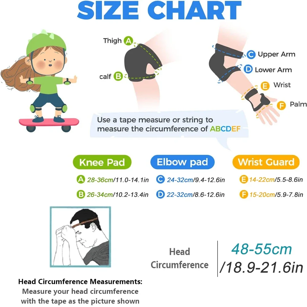 Kids Bike Helmet Knee Elbow Wr - Cycling Gear Helmet 评论和价格