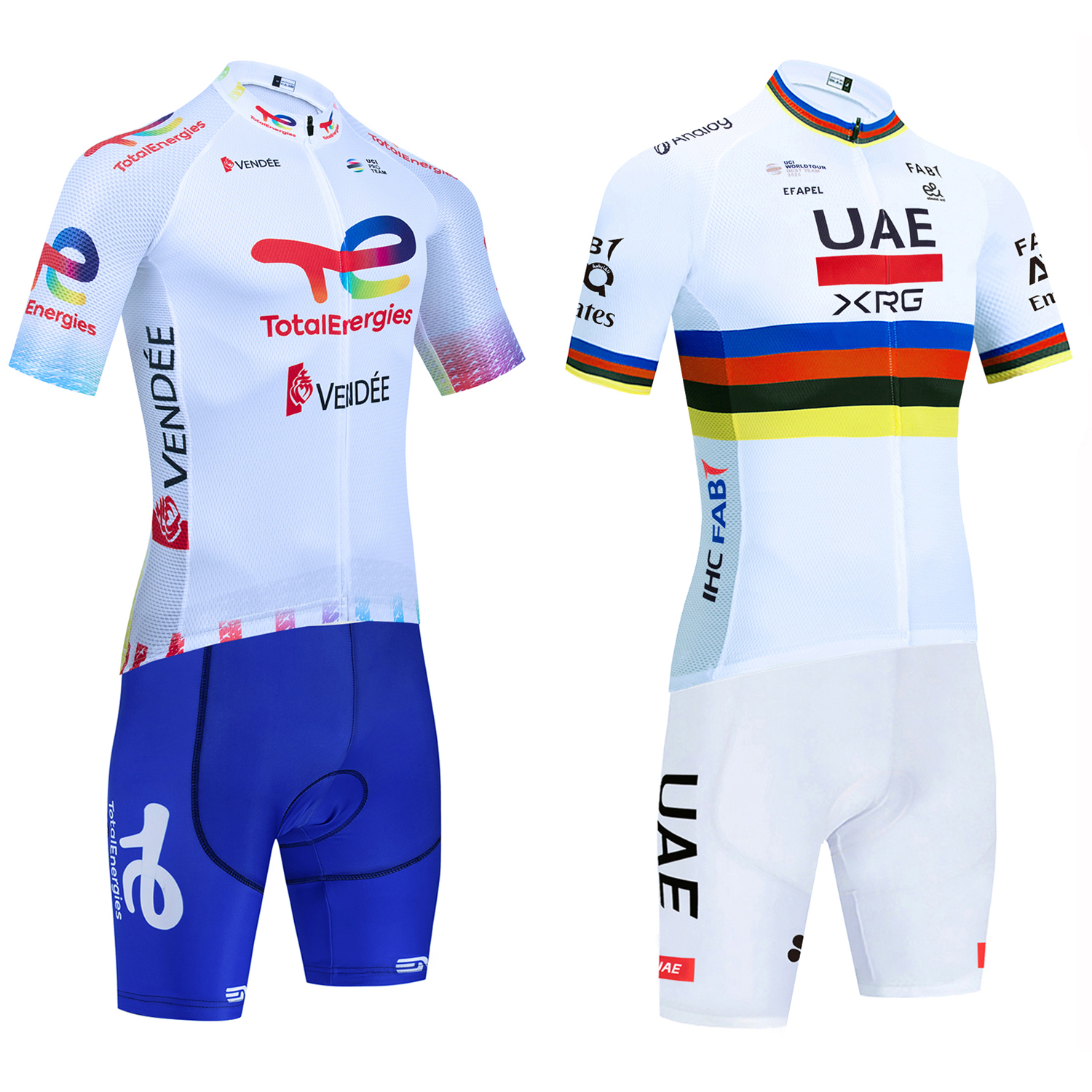 New UAE Cycling Jersey White T - Cycling Gear Jersey 评论和价格