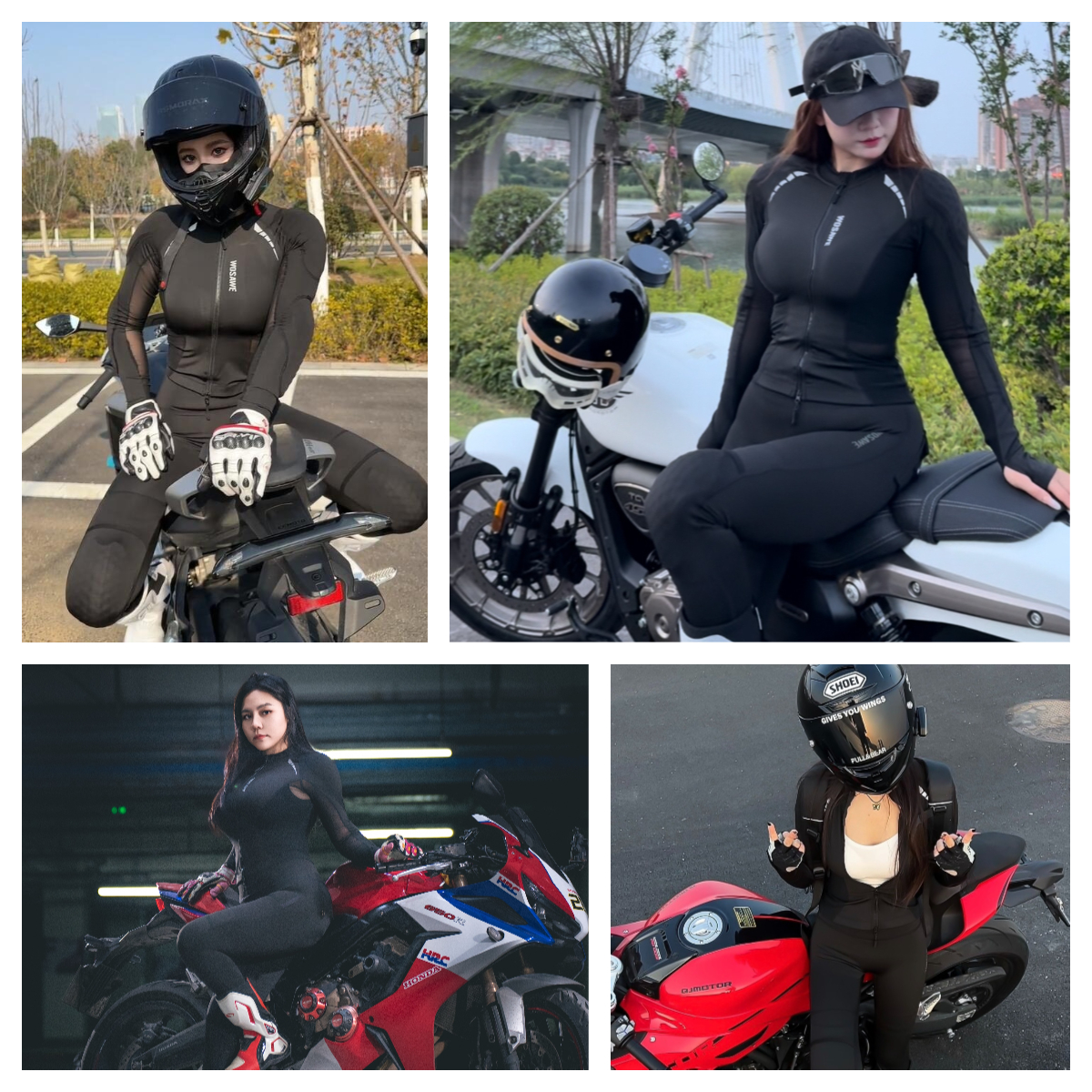 WOSAWE Women Motorcycle Jacket - Cycling Gear Apparel 评论和价格